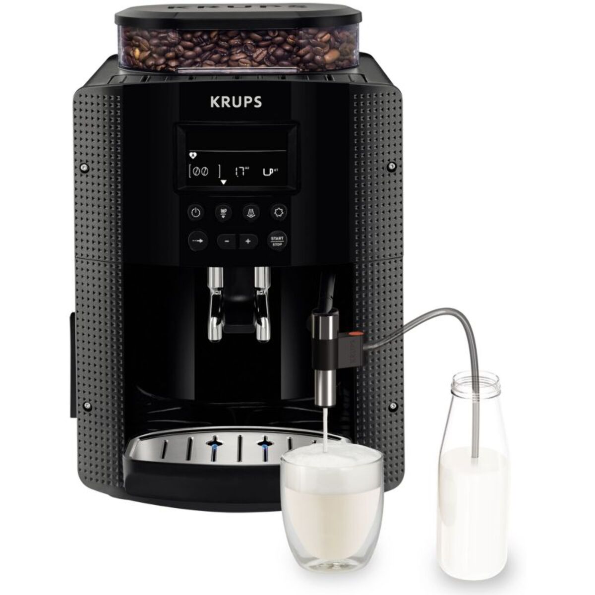 Expresso Broyeur KRUPS pack EA8168F2 + 500g café en grains