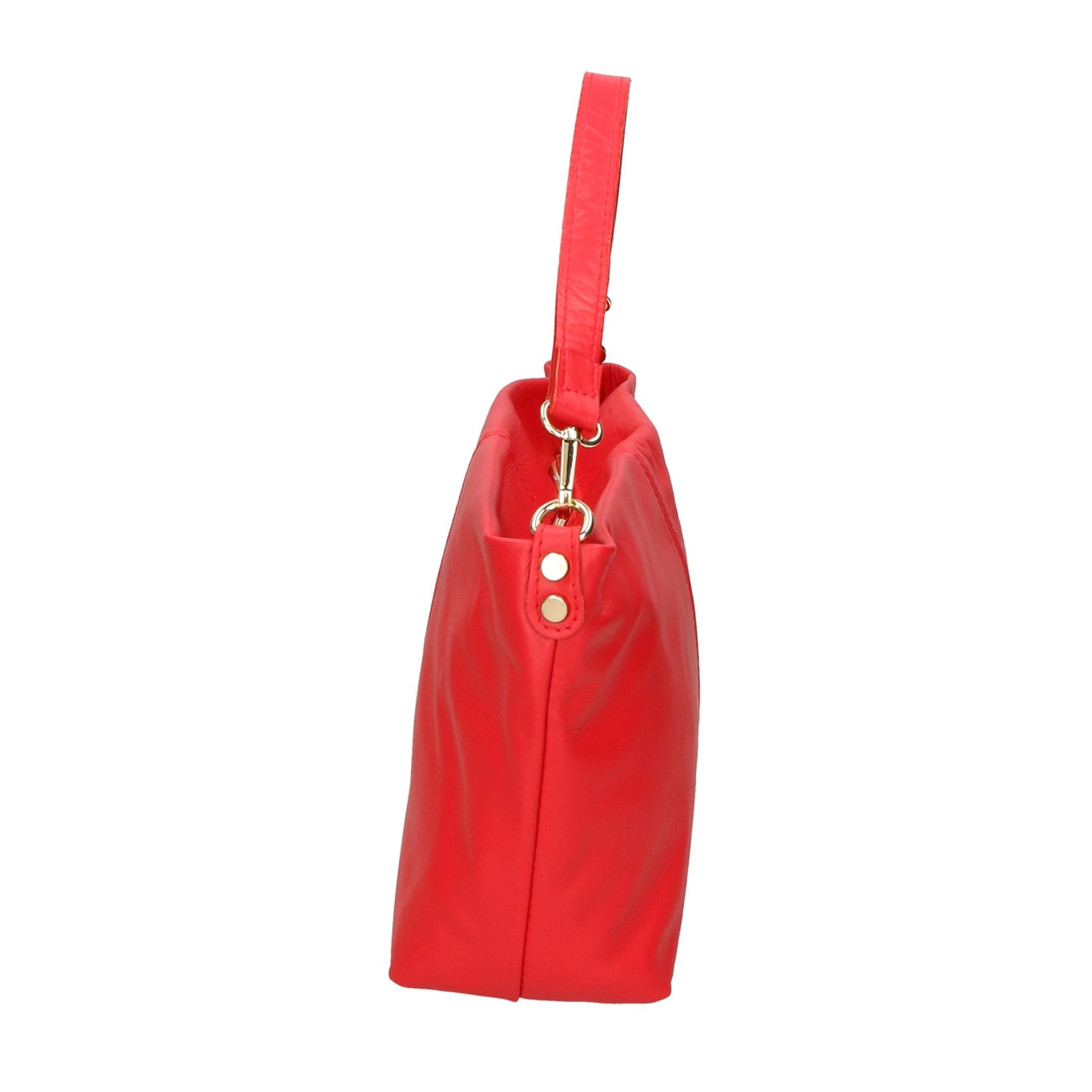 Borsa a spalla da donna - Modello Ginevra - Vera pelle - 29.0 x 20.0 x 9.0 cm