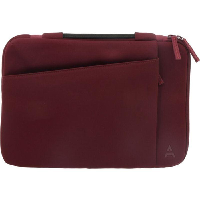 Housse ADEQWAT pocket MacBook 13-14' dark red