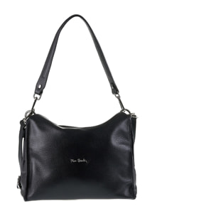 Borsa a spalla da donna Made in Italy - Modello Celeste Plus - 100% pelle - 28.0 x 24.0 x 15.5 cm