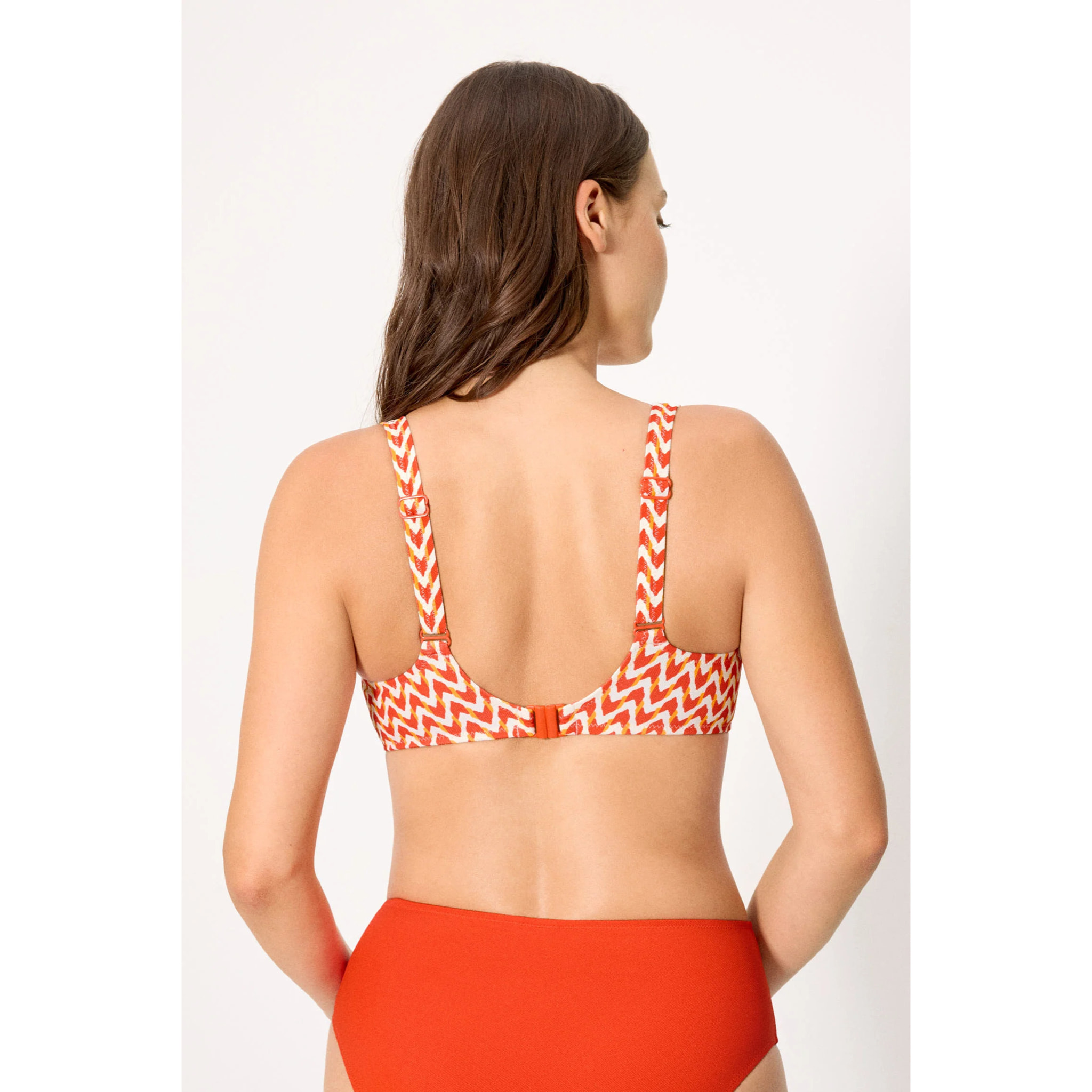 Top bikini contenitivo Arancio
