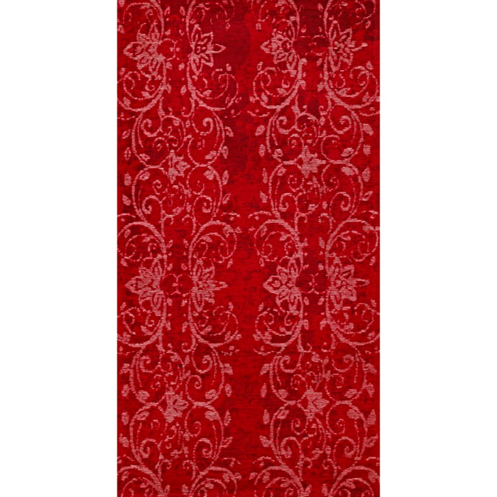 Tappeto Arredo Classico Colore Rosso