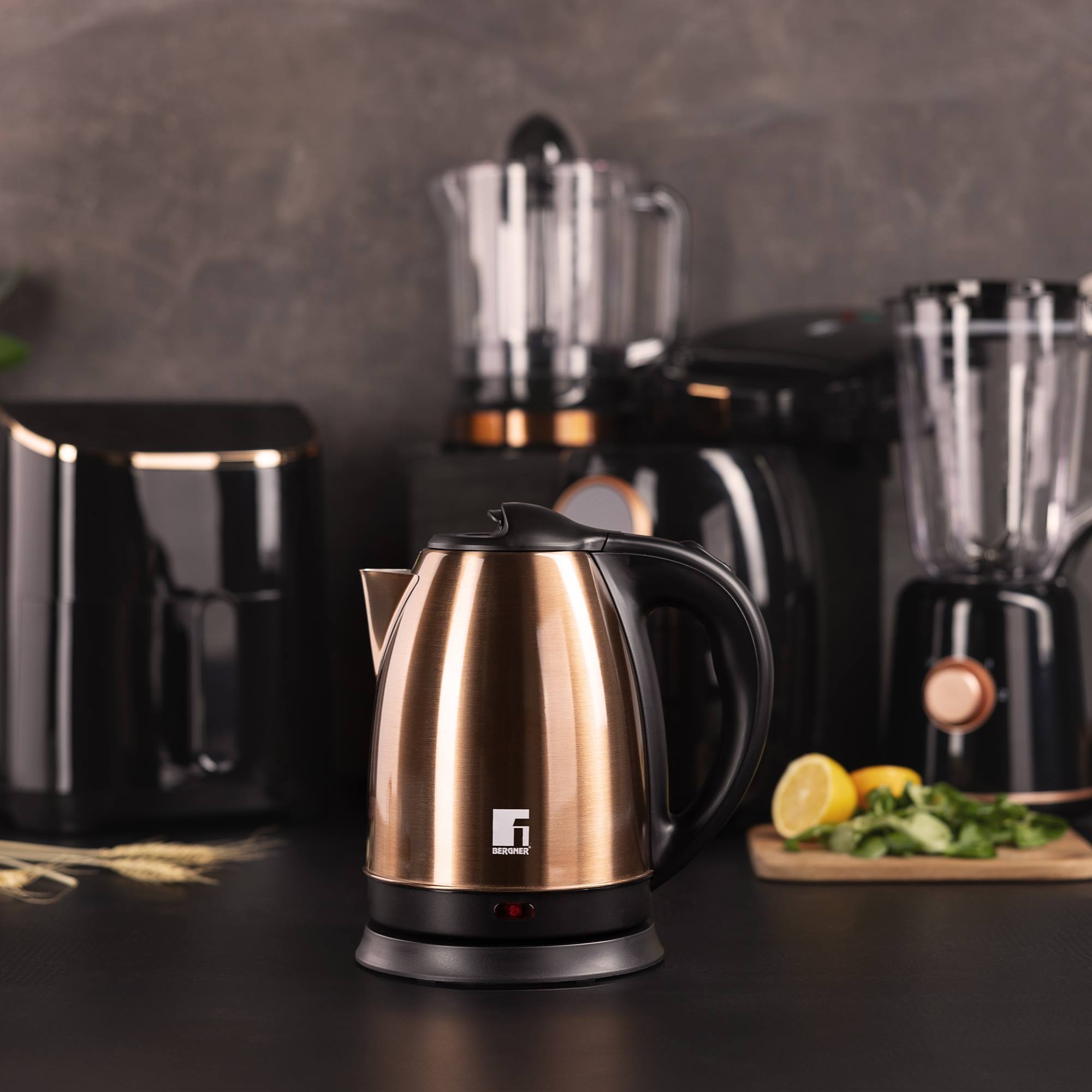 Tetera Eléctrica 1.800 W de 1.7 Litros - 1800 W - Función Apagado Automático - Desconexión De Seguridad - Base inalámbrica de 360º