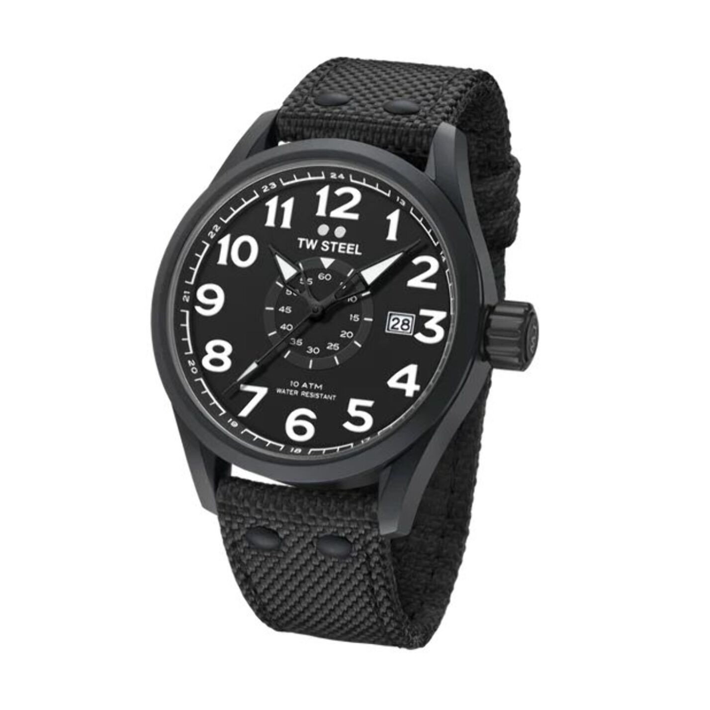 Reloj Tw Steel VS41-Volante Hombre Analogico Cuarzo con Correa de Tela