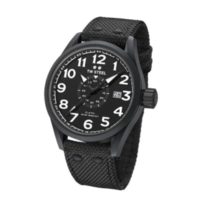Reloj Tw Steel VS41-Volante Hombre Analogico Cuarzo con Correa de Tela