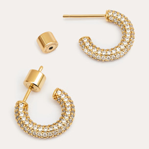 Orecchino Life Placcato Oro