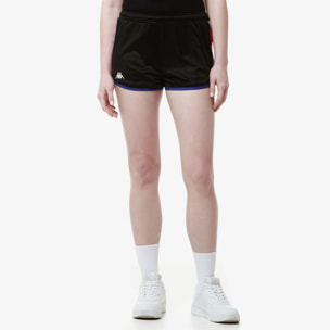 Kappa - Pantaloncini Donna Nero - 222 BANDA LOSILLEGT