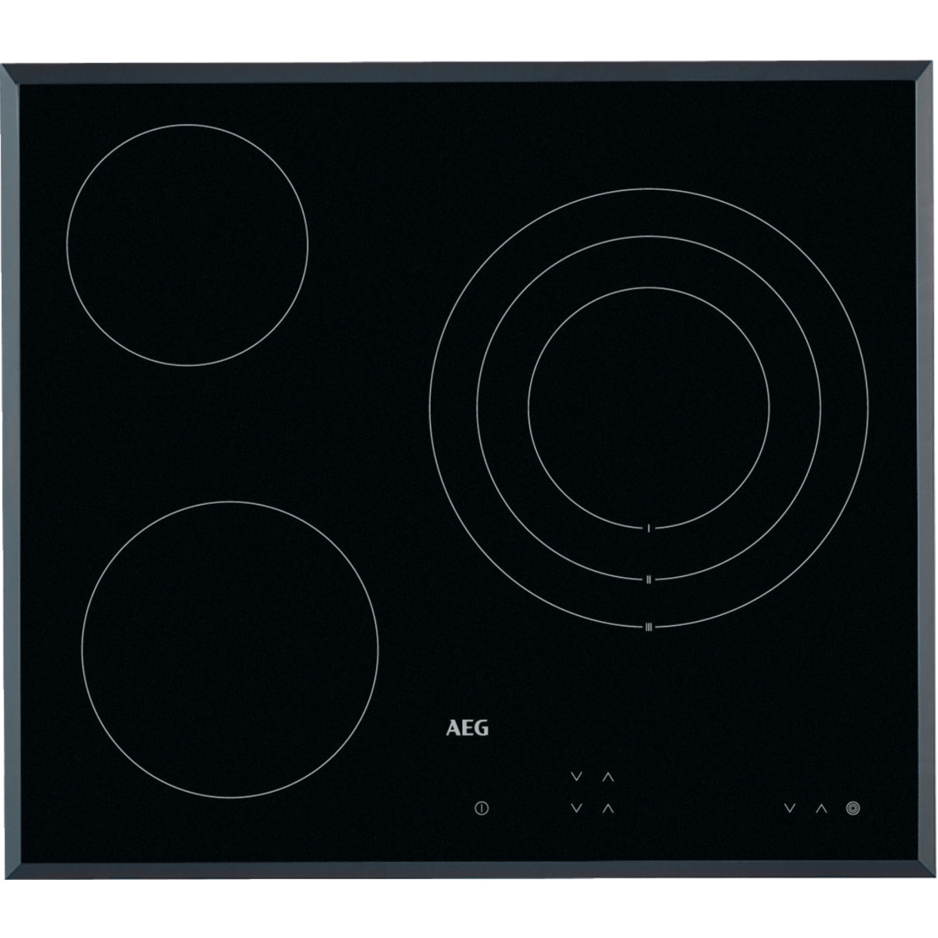 AEG Placa vitrocerámica Serie 3000 Radiant de 60 cm HK623020FB
