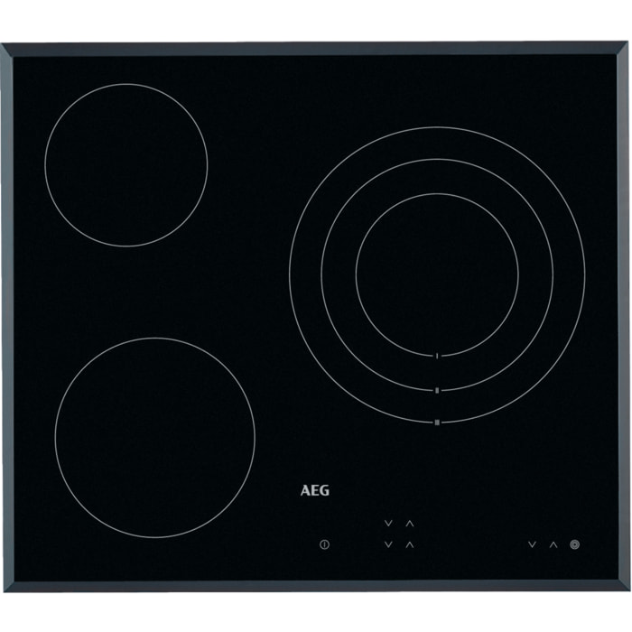 AEG Placa vitrocerámica Serie 3000 Victrocerámica de 60 cm HK623020FB