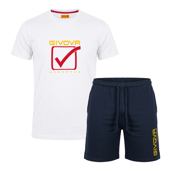 Completo Homewear Uomo Corto GIVOVA Cotone