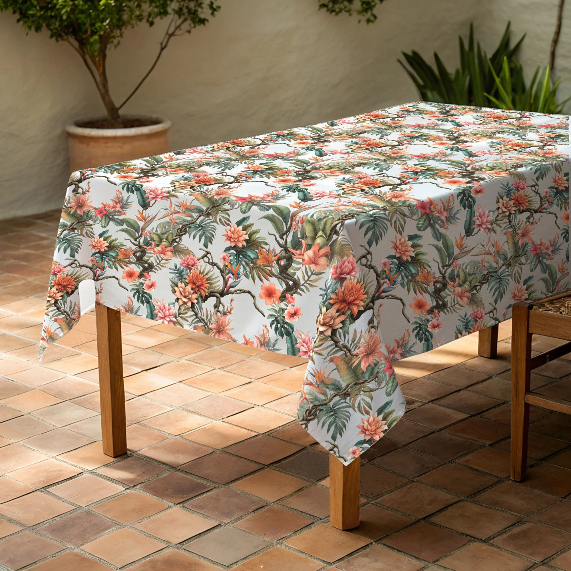 Nappe anti-taches 100 % coton Eyen 125-2