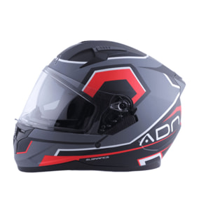 ADN STELVIO FURY BLACK GREY RED