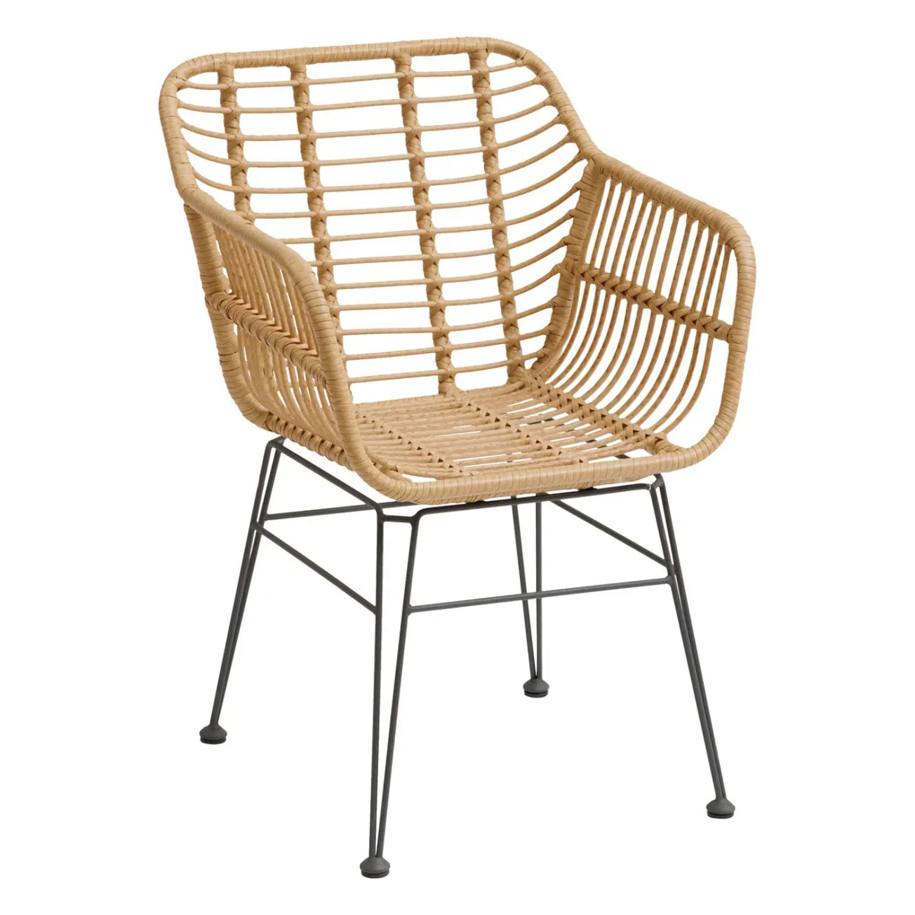 Lot de 2 fauteuils de jardin "Lambada" sésame en acier traité époxy
