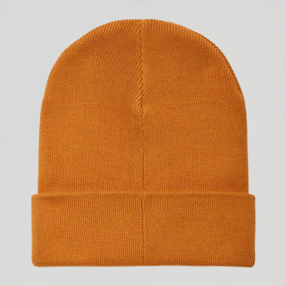 Cappellino curcuma in lana unisex con particolare Polo Club