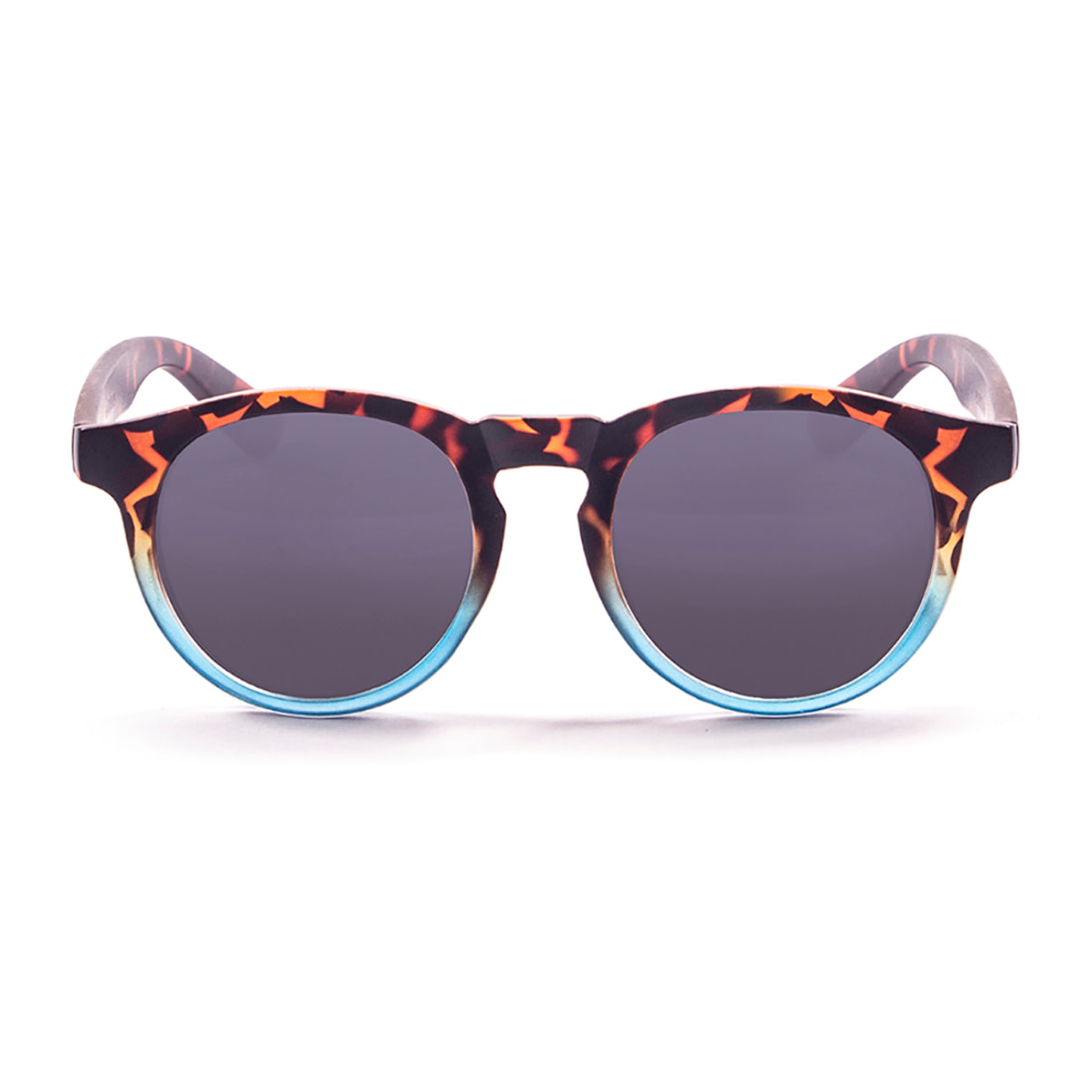 Gafas de sol PALO ALTO NEWPORT - Negro brillante con líneas blancas / Ahumada