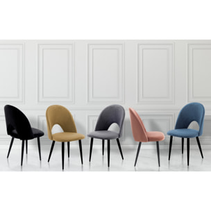 Tomasucci Lot de 4 Chaises NAIL BLACK