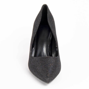 Zapato De Tacón - Negro - Altura: 8 Cm