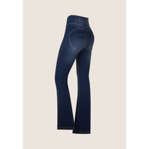 Jeggings WR.UP® lavaggio leggero con vita alta e fondo flare