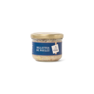 Rillettes de poulet nature - 2x180g - France