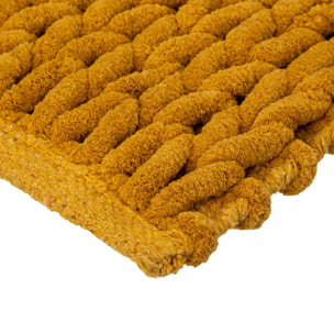 Tapis de bain 50x120cm "Colorama" jaune moutarde