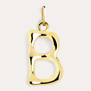 Charm Letter XL Baño Oro