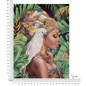 DIPINTO SU TELA KLOE VERTICALE CM 90X3X120