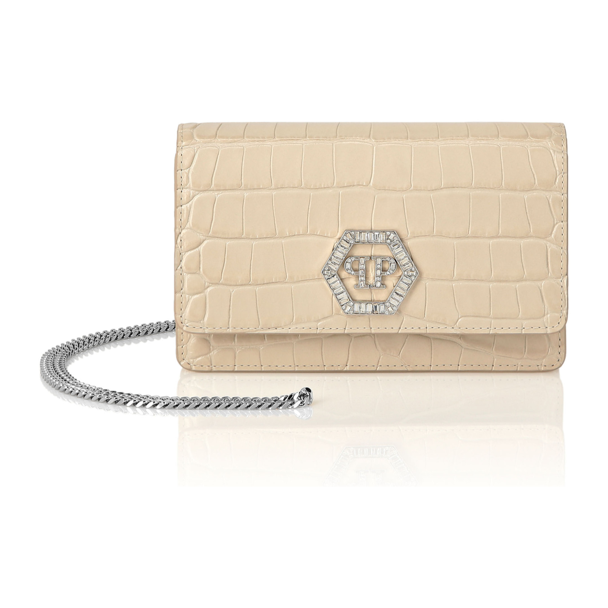 PHILIPP PLEIN Bolsa con solapa HEXAGON