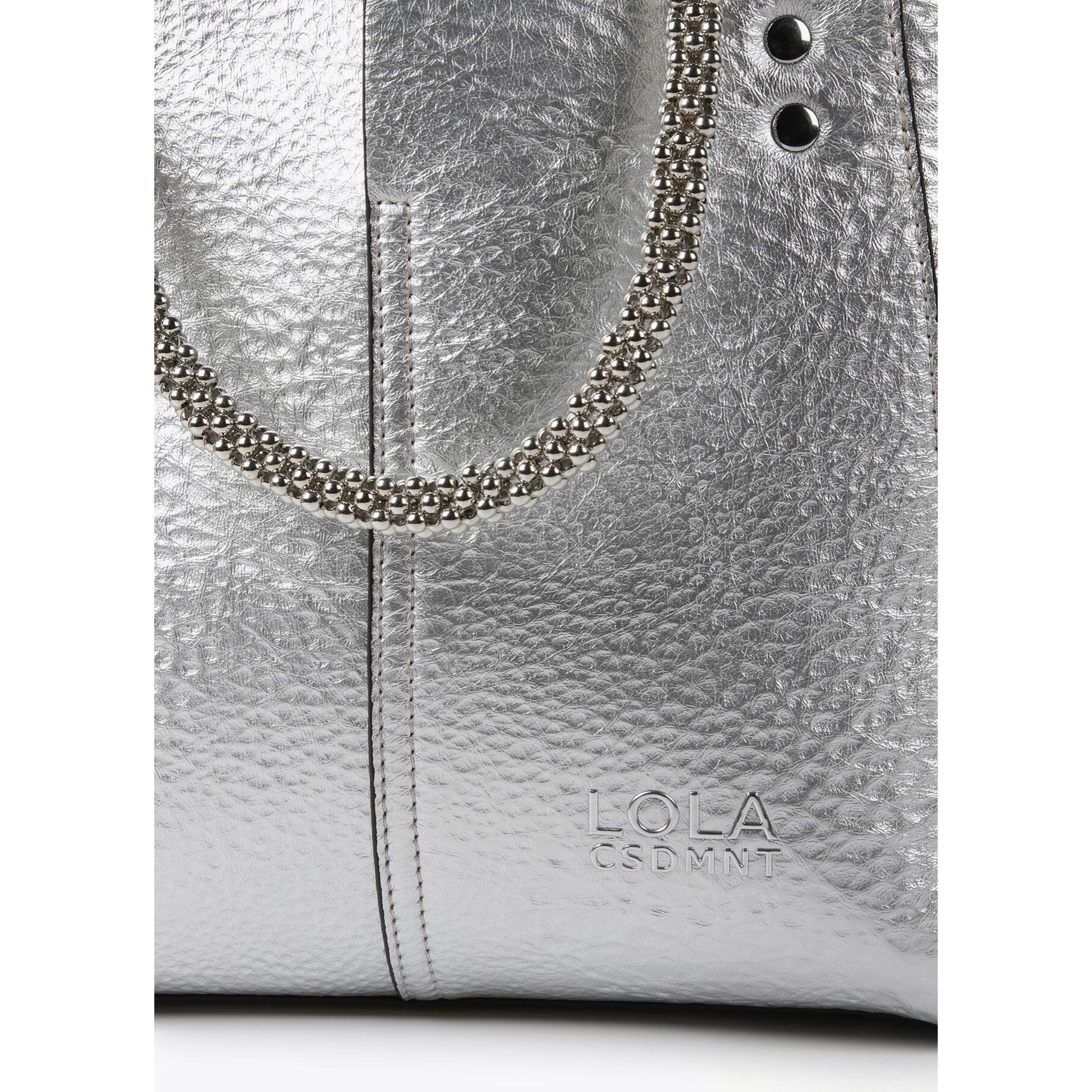 Borsa media metallizzata