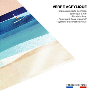 Tableau de surf droite parfaite  Tableau plexiglas