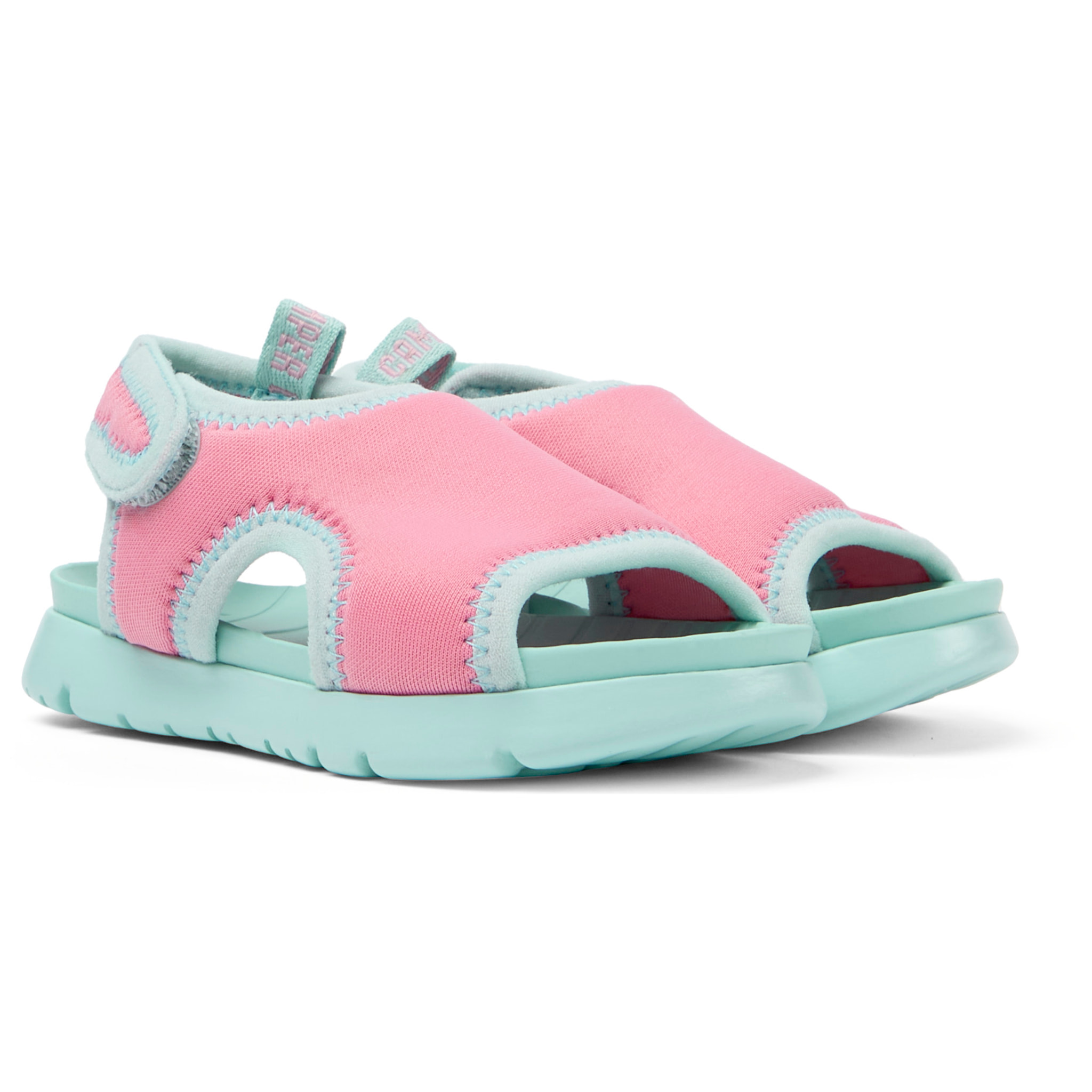 Sandalias - CAMPER Oruga - Rosa - Textil técnico (poliéster reciclado)