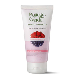 Estratti di bellezza - Maschera impacco - Lampone e Mirtillo