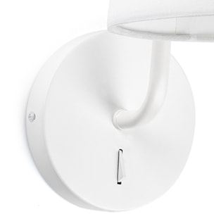 BERNI Lampada da parete bianca