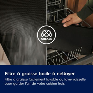 Hotte décorative murale ELECTROLUX LFT816K