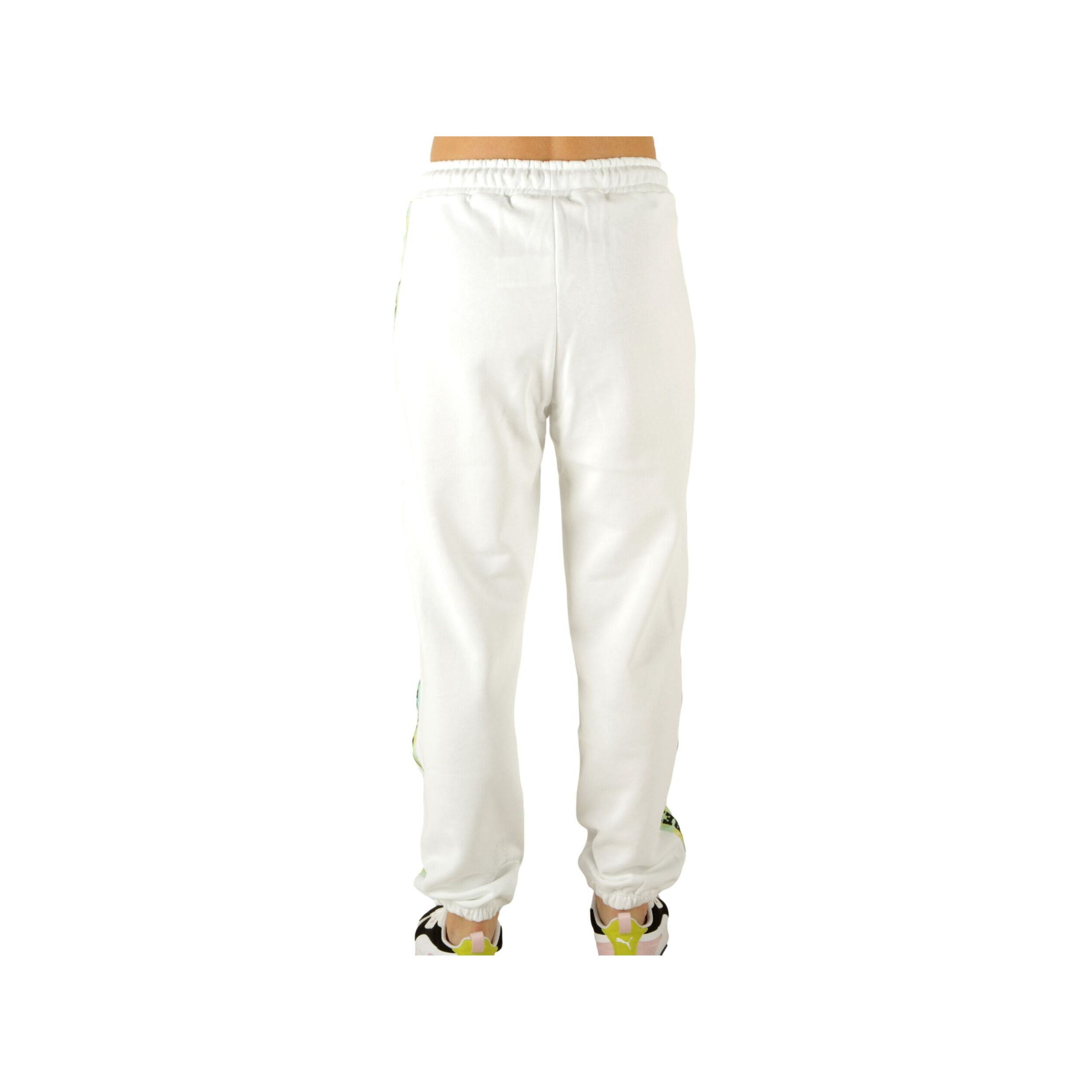 Pantaloni Pyrex Pantalone Donna In Felpa Bianco Bianco