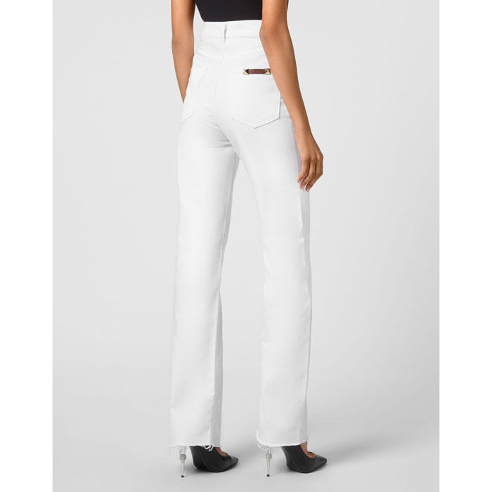 PHILIPP PLEIN Vaqueros de pata ancha