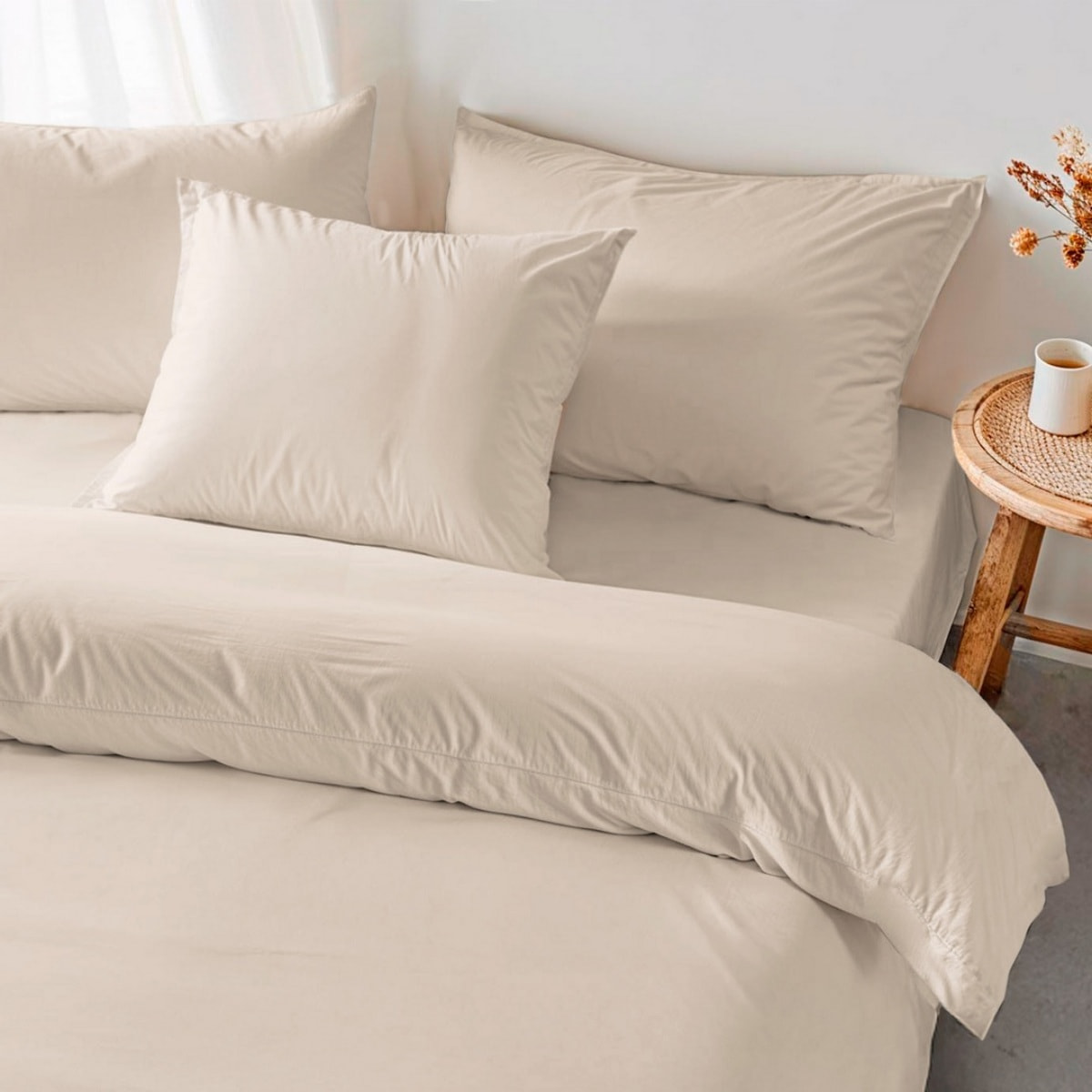 Funda de almohada BEIGE