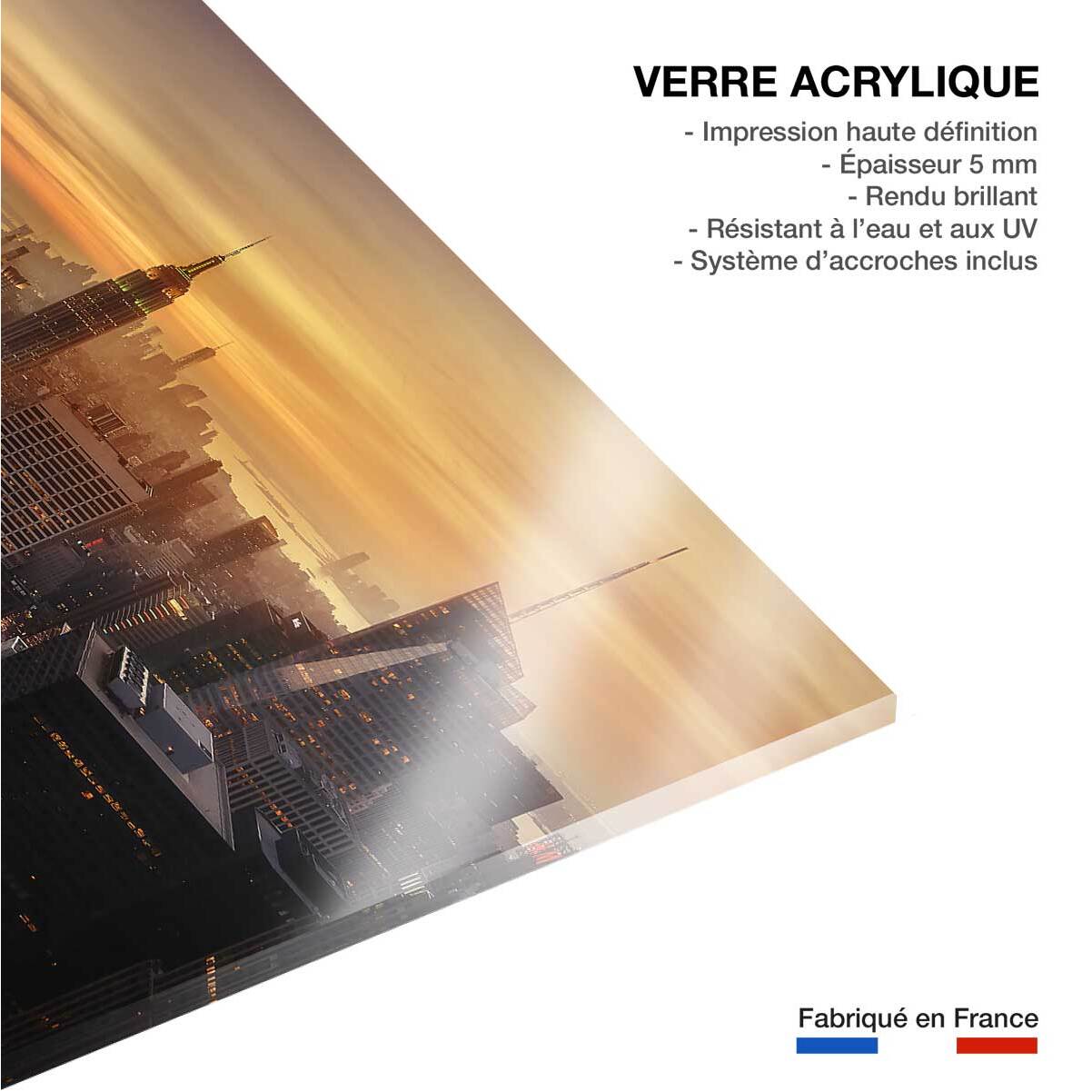 Tableau manhattan's light Tableau plexiglas