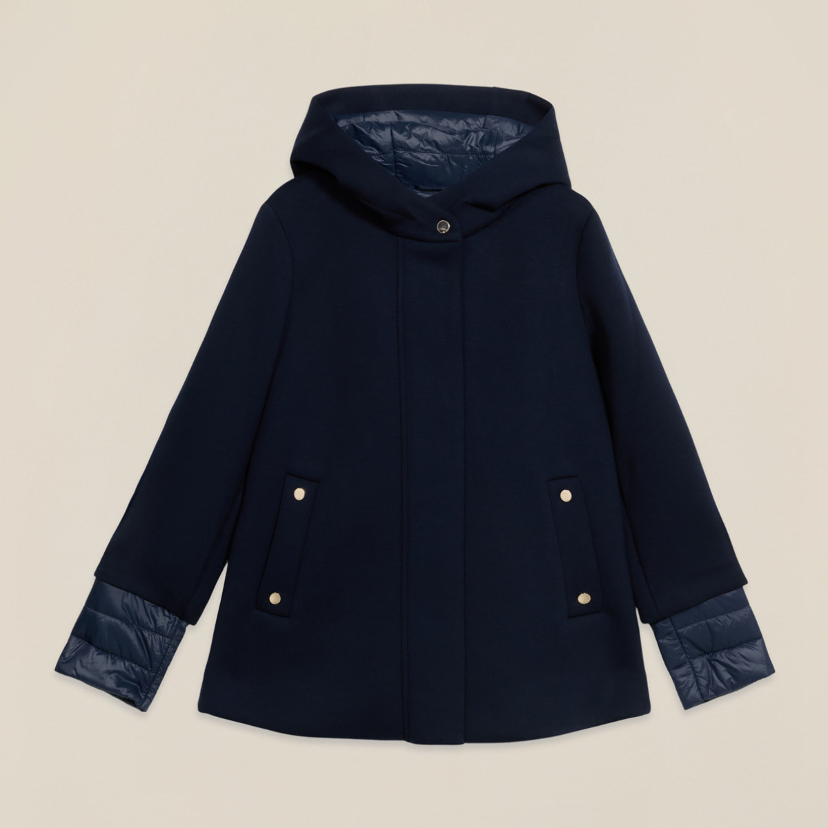 Oltre - Chaqueta con partes acolchadas - Azul