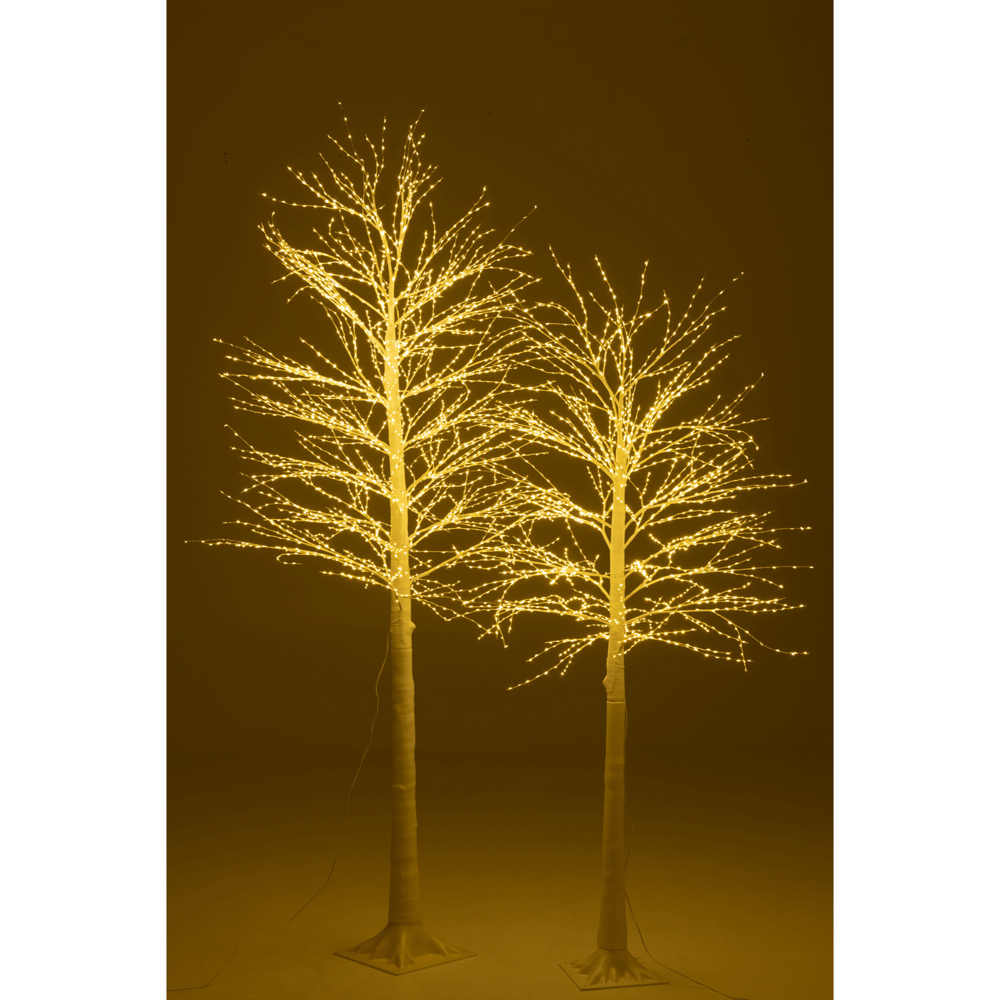 J-Line décoration Arbre 2000 Led - métal - blanc - large - LED