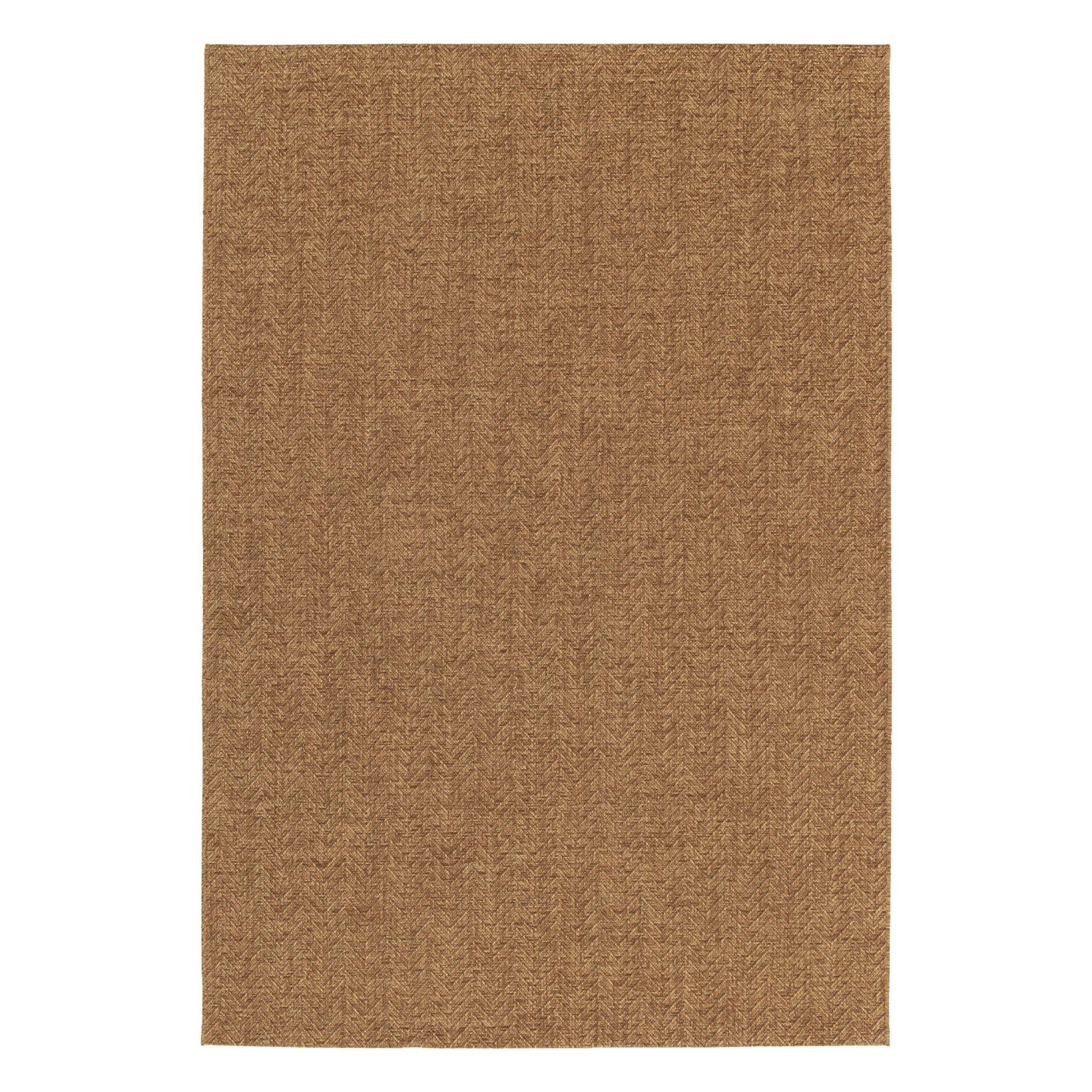 Tapis intérieur/extérieur effet jute coloris caramel OLIVER