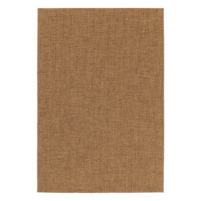 Tapis intérieur/extérieur effet jute coloris caramel OLIVER