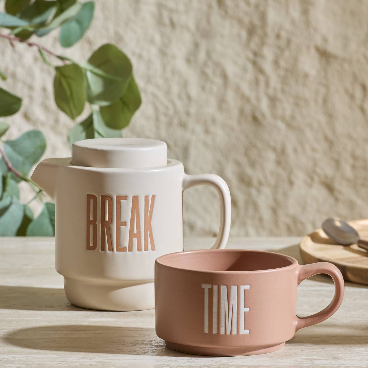 Théière Break Time 450ml beige
