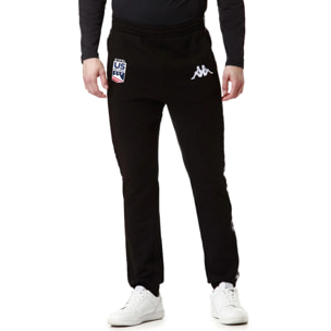 Kappa - Pantaloni Uomo Nero - 222 BANDA ARUFINZIP US