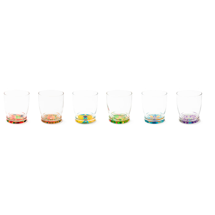 Set de 6 Verres Excelsa – Lisbona, Verre Multicolore