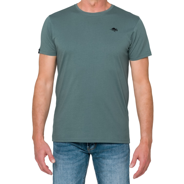 Camiseta de algodón 180 gr Hot Buttered Mistral verde claro