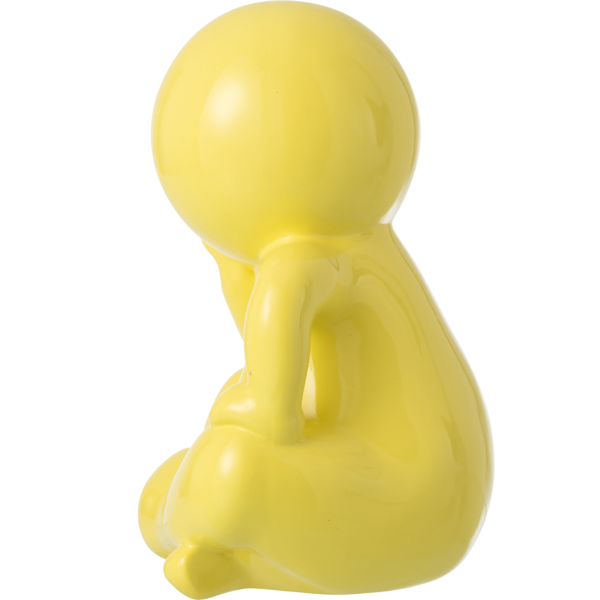 J-Line Figurine Marcel - polyrésine - jaune