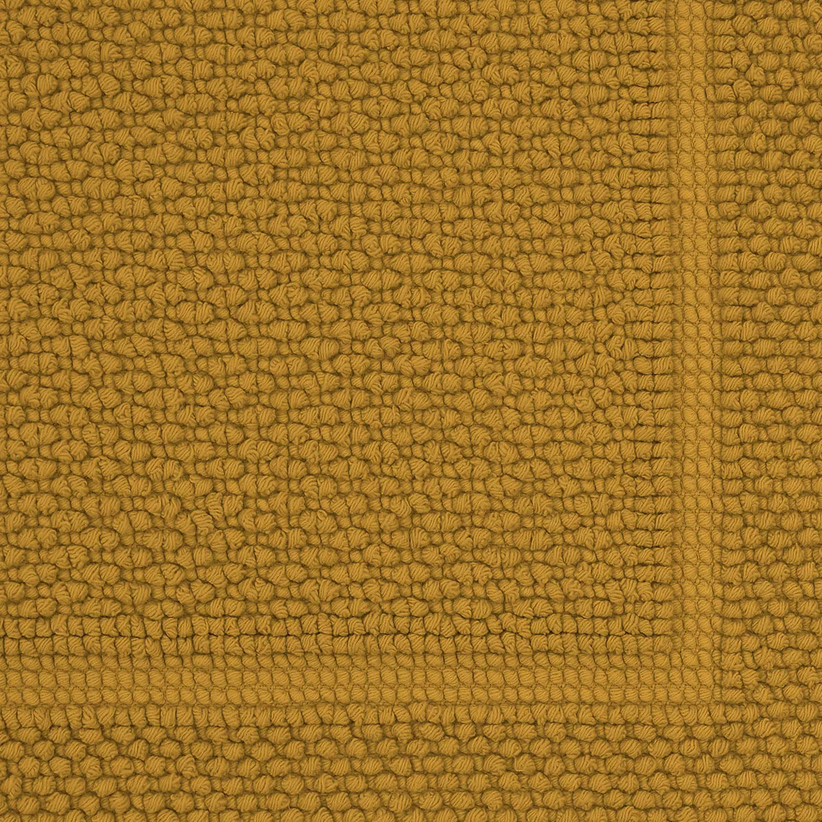 Tapis de bain pur coton 1700 g/m² uni jaune Antica curry