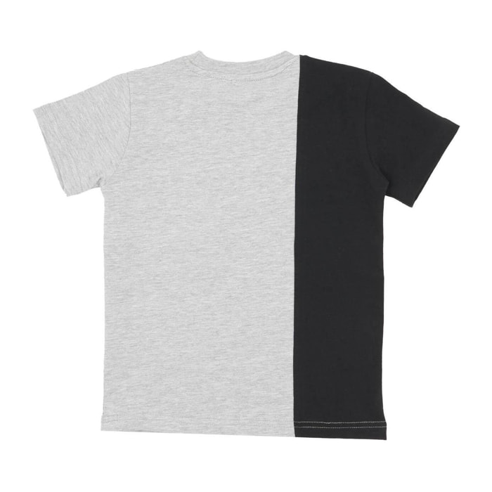 Camiseta infantil Junior Class vertical bicolor manga corta