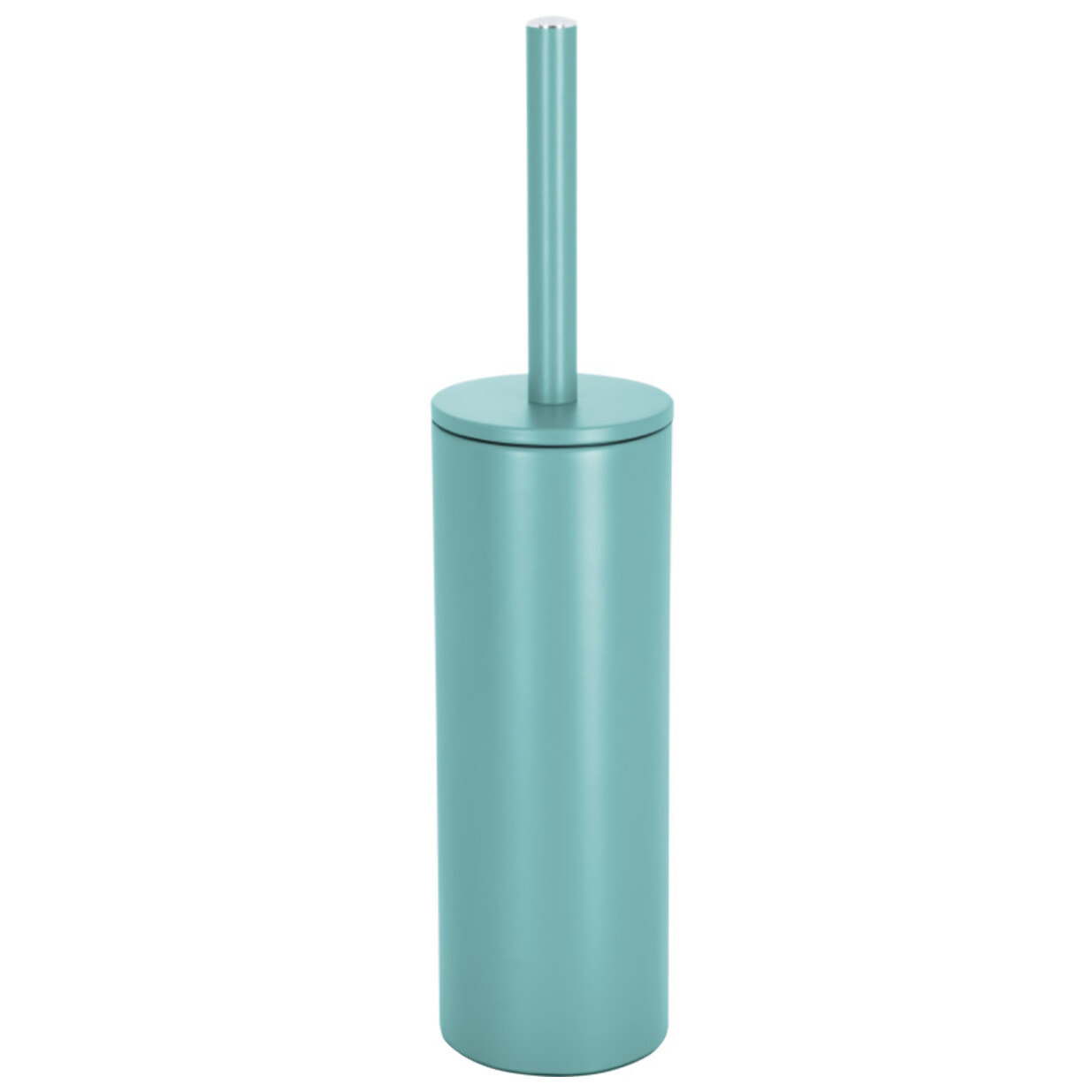 Brosse wc avec support Acier AKIRA Bleu turquoise mat Spirella