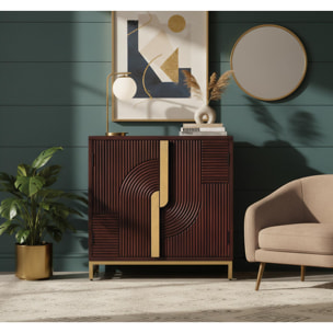 Aparador de Madera de Mango Estilo Rústico Moderno